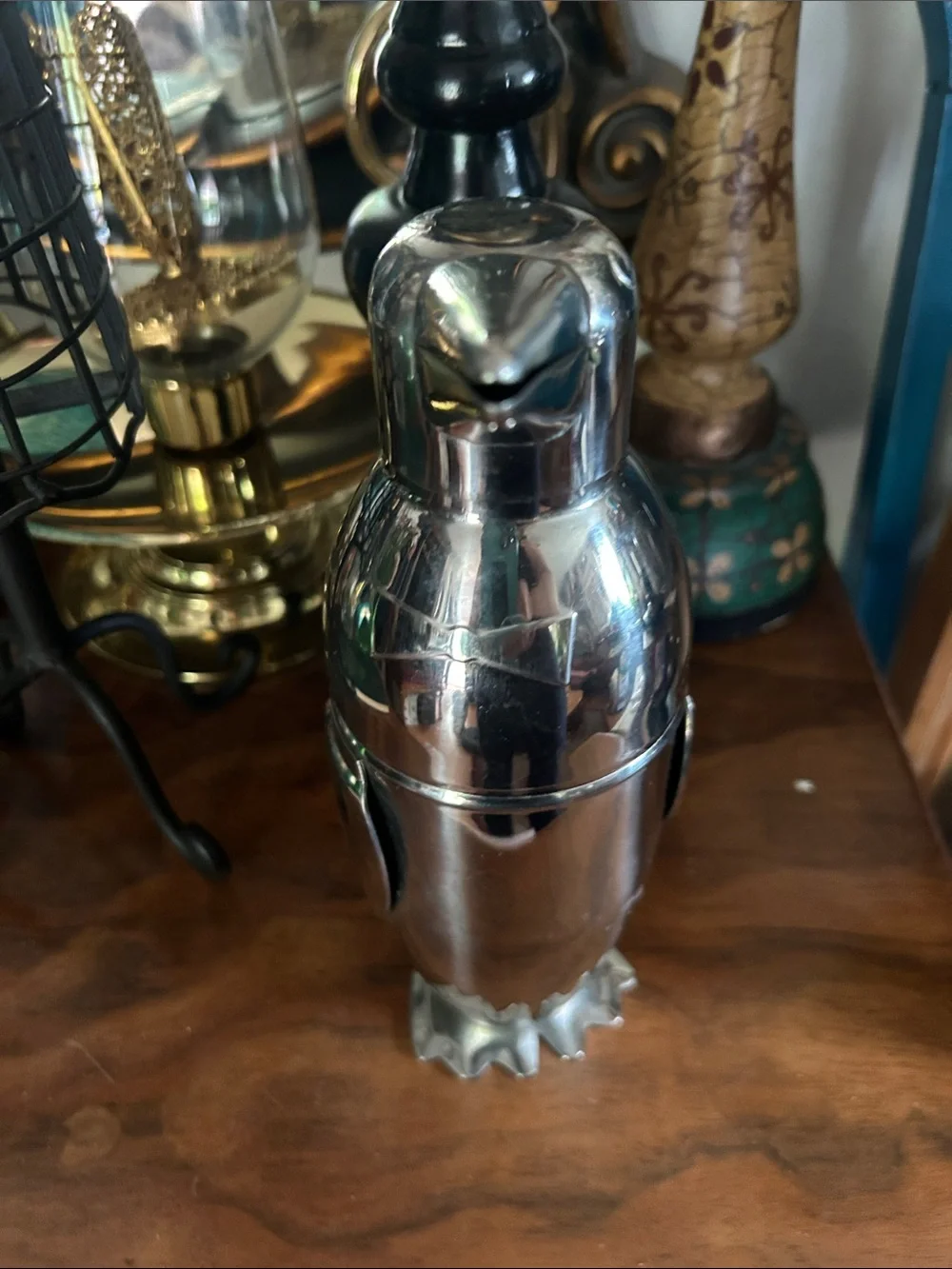 Penguin-Shaped Cocktail Shaker